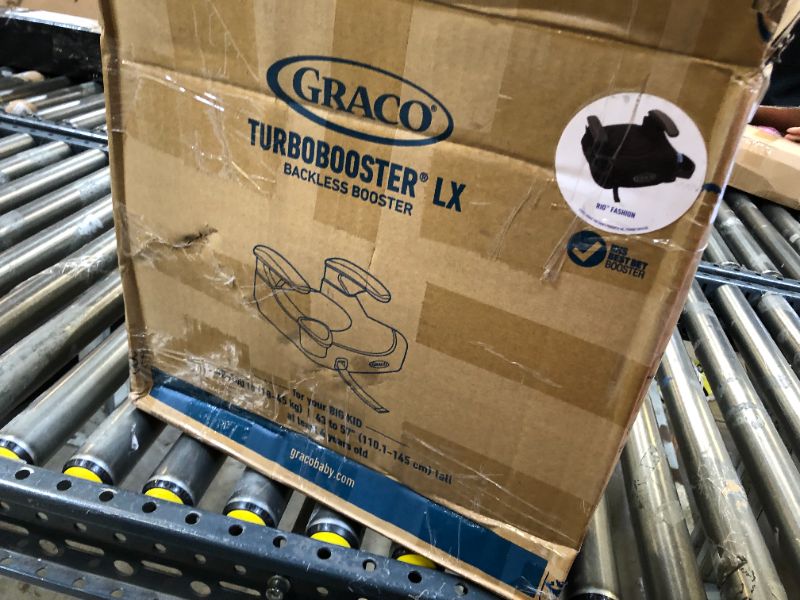 Photo 1 of Graco® TurboBooster® LX Backless Booster with Affix Latch | Backless Booster Seat for Big Kids Transitioning to Vehicle Seat Belt, Rio