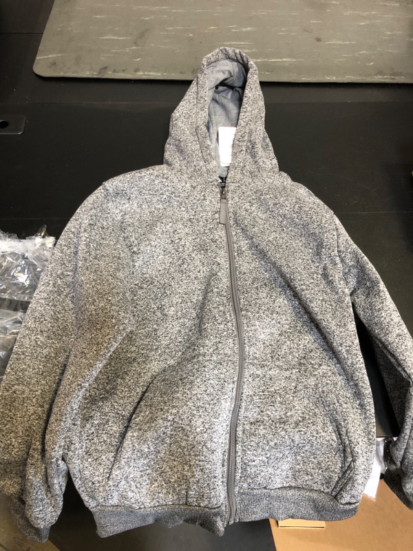 Photo 1 of Fleece Zip Up Hoodie Size 2XL Gray