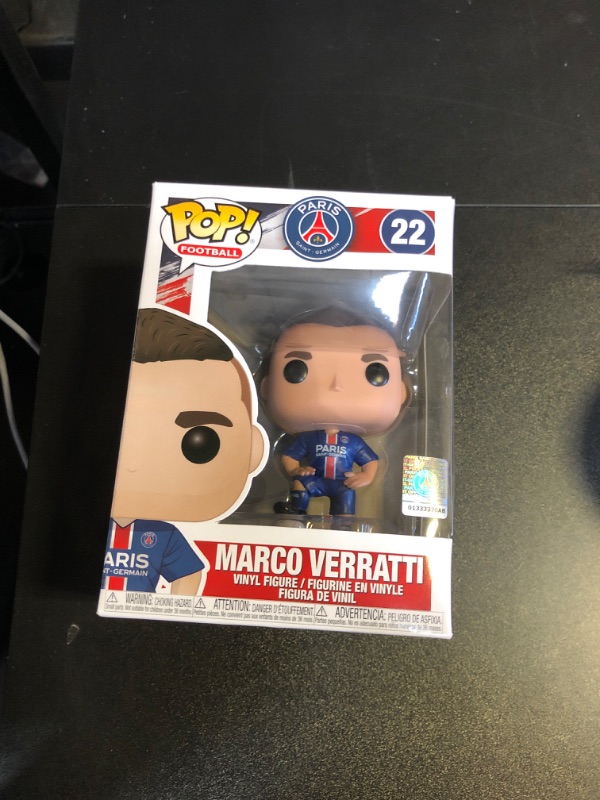 Photo 2 of Funko POP! Vinyl: Football - Neymar da Silva Santos Jr. (PSG) Collectible Figure Marco Verratti (PSG) Collectible Figure