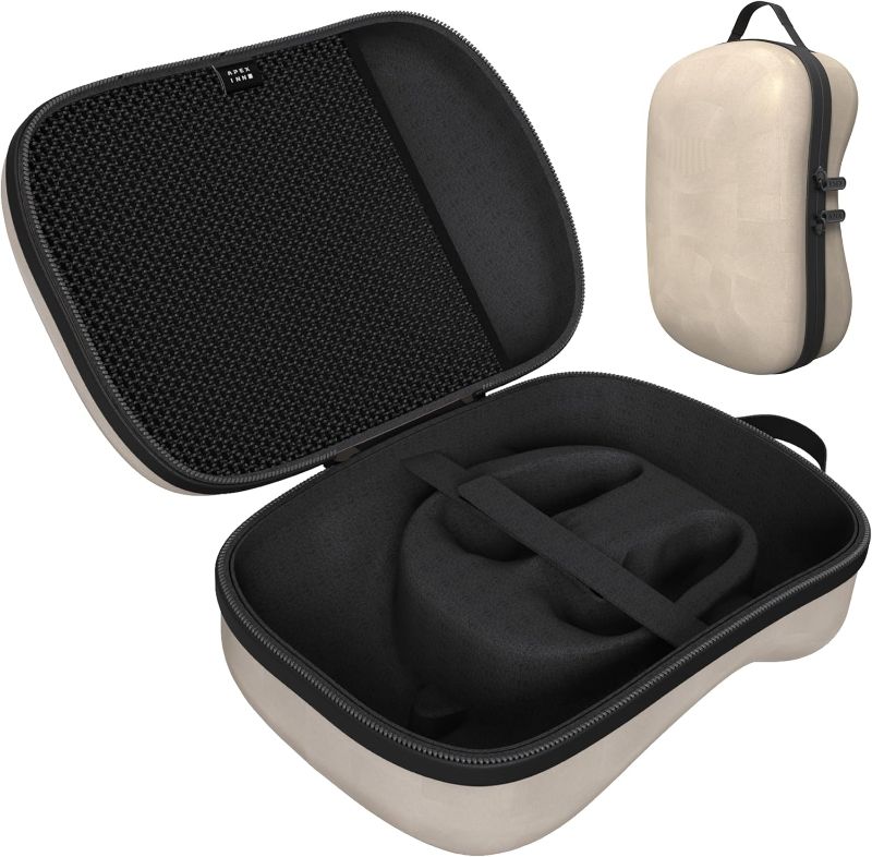 Photo 1 of EVA Hard Carrying Case for Meta/Oculus Quest 3/ Vison Pro Accessories, Pro Storage Travel Case Bag Compatible with Quest 3 VR Headset, Original/Elite Head Strap, Controller Grips, Handheld
