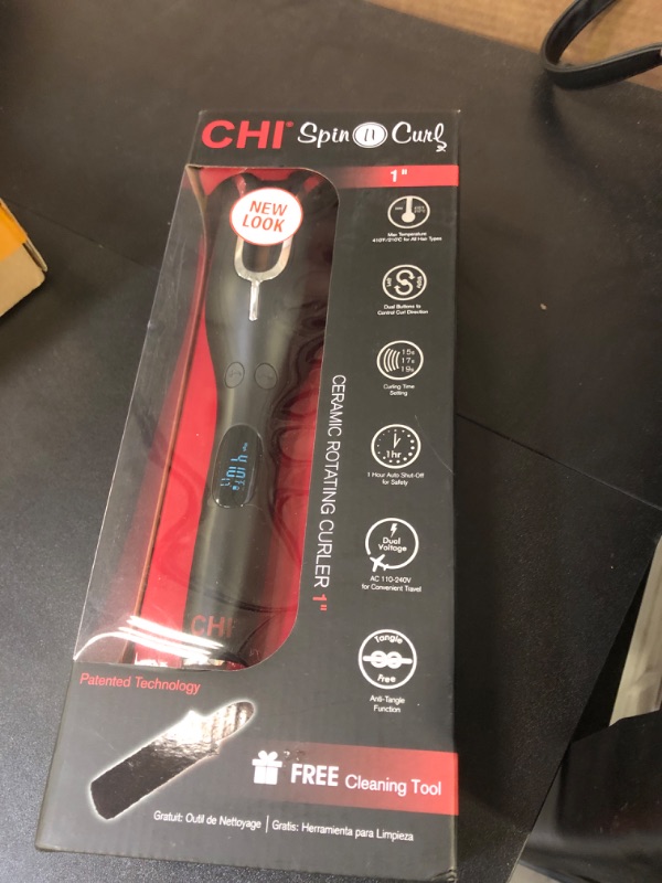 Photo 1 of CHI Spin N Curl Ceramic Rotating Curler
