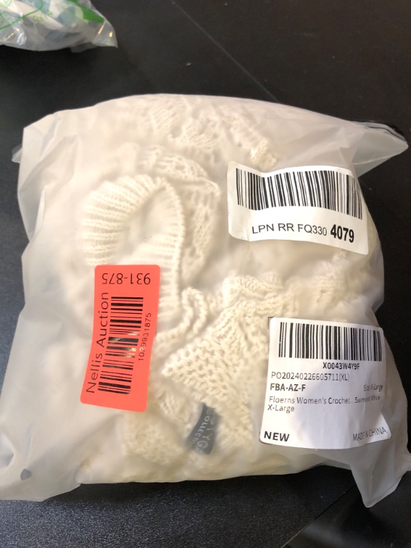 Photo 1 of floerns women crochet swimwear white size x large 