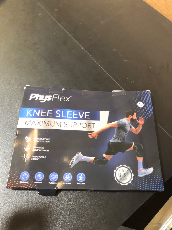 Photo 1 of phys flex knee sleeve size m 