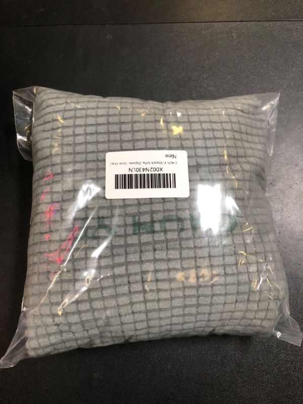 Photo 1 of CHUN YI 1 Piece Stretch Couch T Cushion Cover Or Sofa Backrest Cushion Slipcover Suitable for Armchair Loveseat Sofa, Couch Back Cushion Cover Checks Spandex Jacquard Fabric (Rectangle, Dove Gray) Rectangle Dove Gray