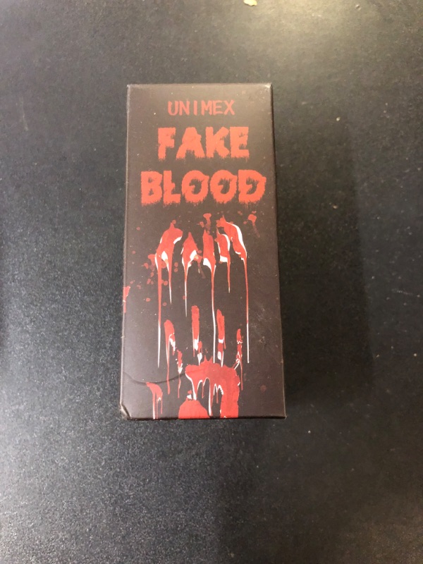 Photo 3 of 1 OZ Fake Blood Makeup Kit Fake Blood Gel Washable Sfx Makeup for Clothes Mouth Eyes?Stage Blood for Halloween Zombie Vampire Cosplay Party