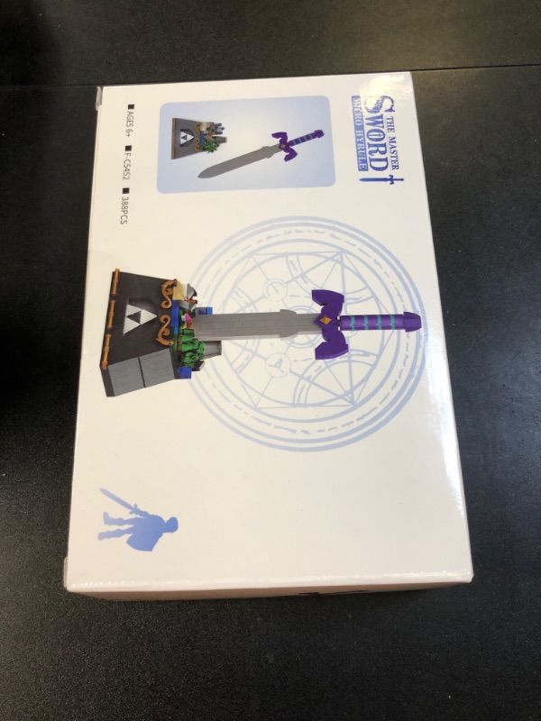 Photo 1 of Master Sword Building Kit, Hyrule Building Blocks, Link Master Sword Building Toy, Gifts for Fans Kids Adults, Birthday Party Decorations Supplies (388 Pieces)