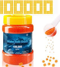 Photo 1 of 100,000 Water Beads Refill with Measuring Spoon - Non-Toxic & Eco Friendly for Gel Blaster Gun
