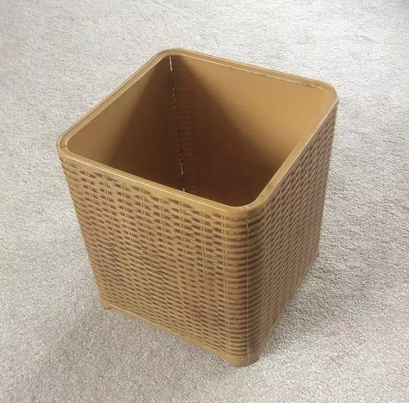 Photo 1 of Brown Rattan Effect Planter Cover / Pot Cover 12 inch