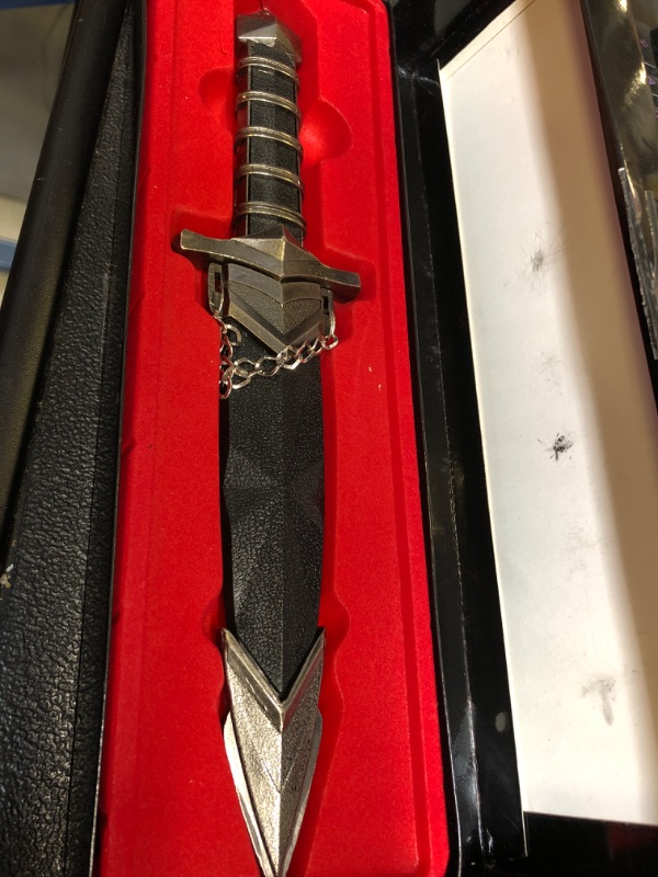 Photo 2 of 11.5" Dark Assassin Stainless Steel Medieval Short Sword Dagger w/ Sheath
