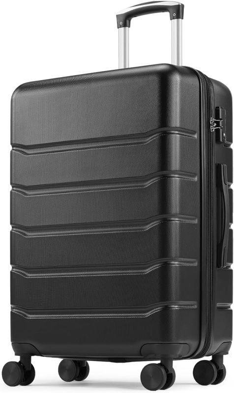 Photo 1 of 20 inch Carry on Luggage, Hard Shell ABS Suitcase with Double Spinner Wheels, Lightweight Expandable Rolling Luggage with TSA Lock 