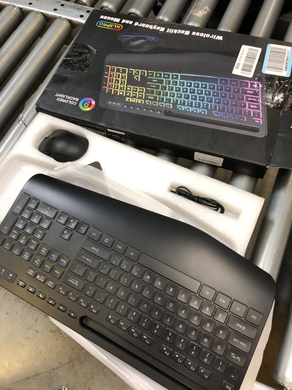 Photo 1 of KL3PRO Wireless Backlit Keyboard and Mouse