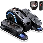 Photo 1 of Under Desk Elliptical, Electric Seated Pedal Exerciser Quiet Compact Mini Elliptical Trainer with Display Monitor and Remote Control Home Office Leg Exercise Equipme