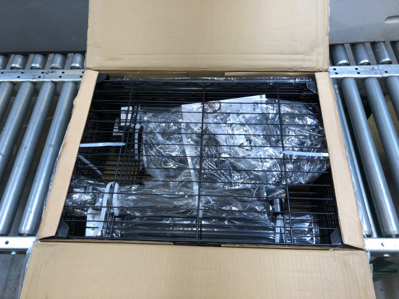 Photo 1 of VIPEK V5 Portable Closet Wardrobe Heavy Duty Clothes Rack, Freestanding Clothing Rack with 4 Hang Rods & 8 Shelves, Adjustable Closet Rack, 68.9" L x 15.7" W x 76.4" H, Max Load 890LBS, Black V5 Black