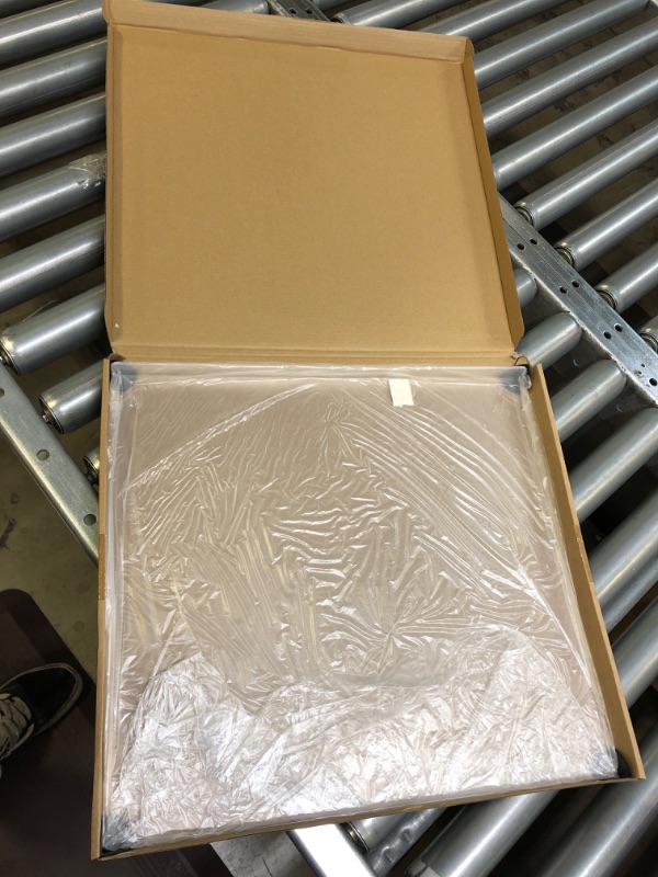 Photo 1 of Acrylic Cutting Board with counter lip, 18 x 16in Clear Cutting Board for Countertop with 5CM Lip Countertop Cutting Board Acrylic Cutting Board for Kitchen 18in×16in?