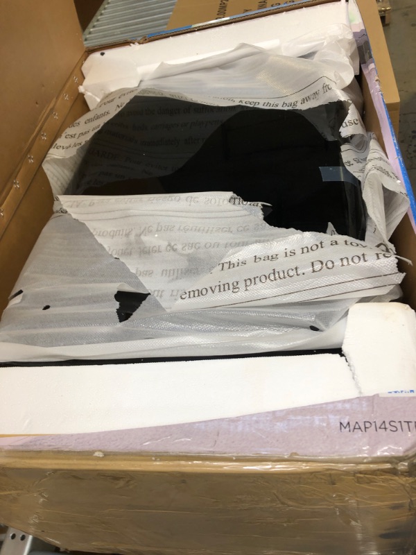 Photo 1 of Midea Duo 14,000 BTU (12,000 BTU SACC) HE Inverter Ultra Quiet Portable Air Conditioner, Cools up to 550 Sq. Ft., Works with Alexa/Google Assistant, Includes Remote Control & Window Kit Black 14,000 BTU Air Conditioner