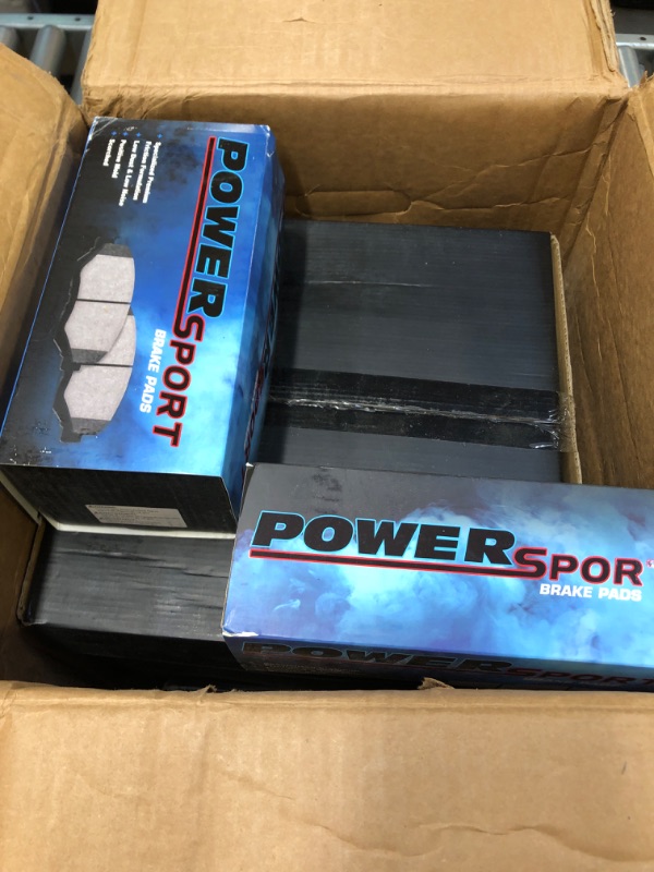 Photo 2 of Power Sport Front Rear Brakes and Rotors Kit |Front Rear Brake Pads| Brake Rotors and Pads| Semi Metallic Brake Pads and Rotors - BLCC.34162.03