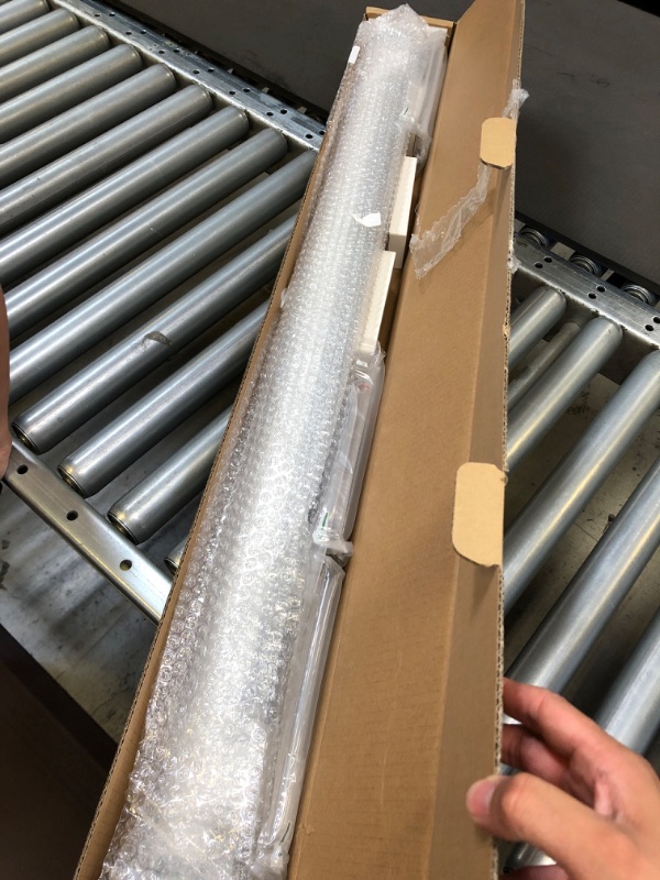 Photo 1 of SmartWings Motorized Smart Blinds with Remote, Automatic Blackout Roller Shade Work with Alexa Homekit Thread Google Z-Wave, Electric Blind for Window, Custom Width Up to 110" W,Essential White, 41" long