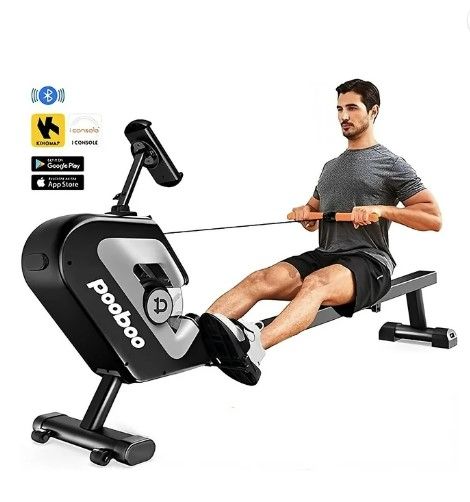 Photo 1 of Pooboo Magnetic Rowing Machines Rower Foldable