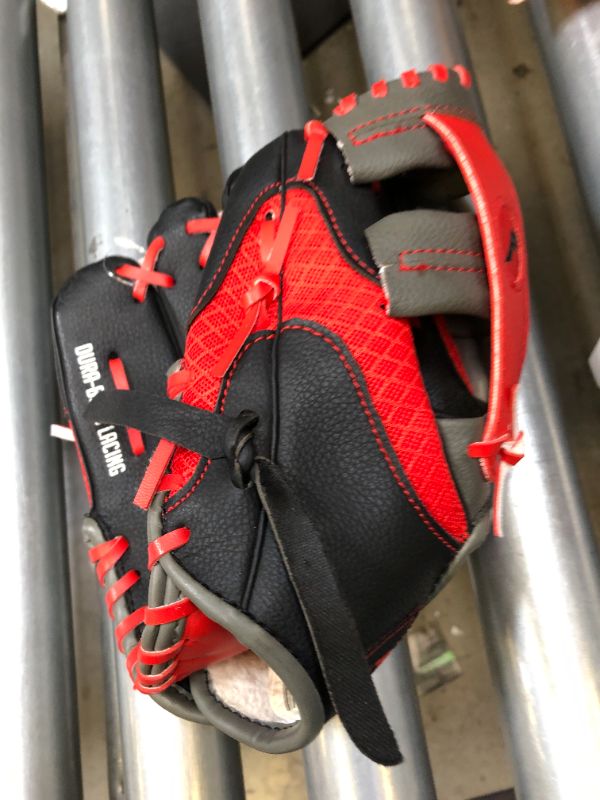 Photo 1 of KIDS BASEBALL GLOVE
BLACK/RED