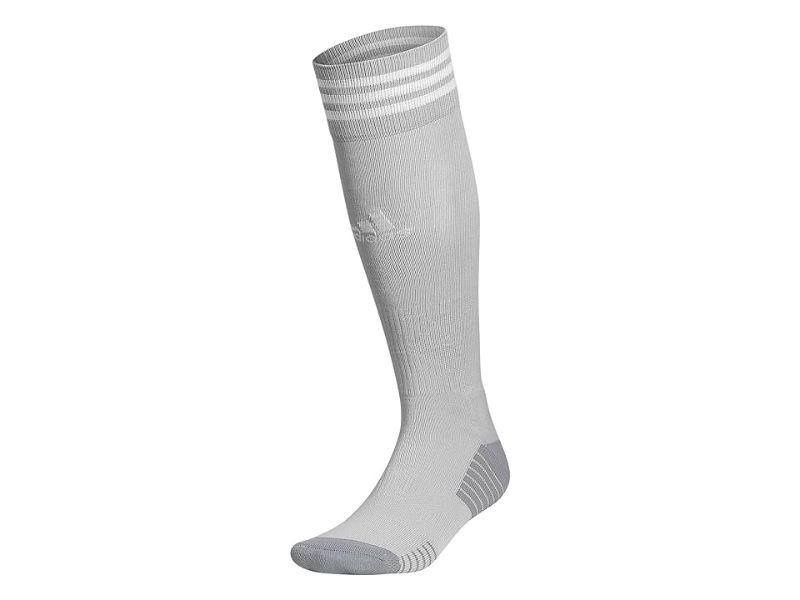 Photo 1 of Adult Adidas Copa Zone Cushion IV Knee High Soccer Socks Large Grey/White
