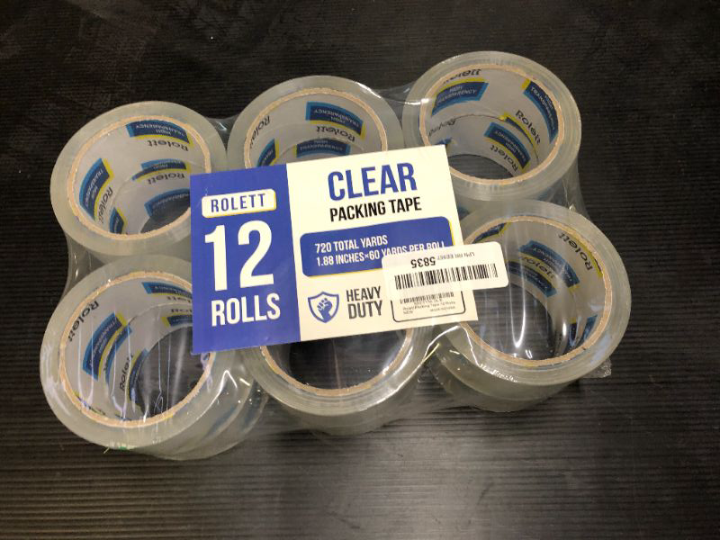 Photo 1 of 12 PACK CLEAR  PACKING TAPE