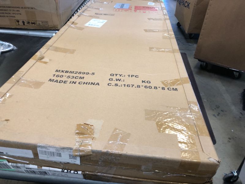 Photo 1 of Wall Mirror Decorative - 21 * 63 Inches Large Rectangular Full Length Mirror for Living Room, Modern Accent Glass Wall Mirror for Bedroom, Office 21×63inch