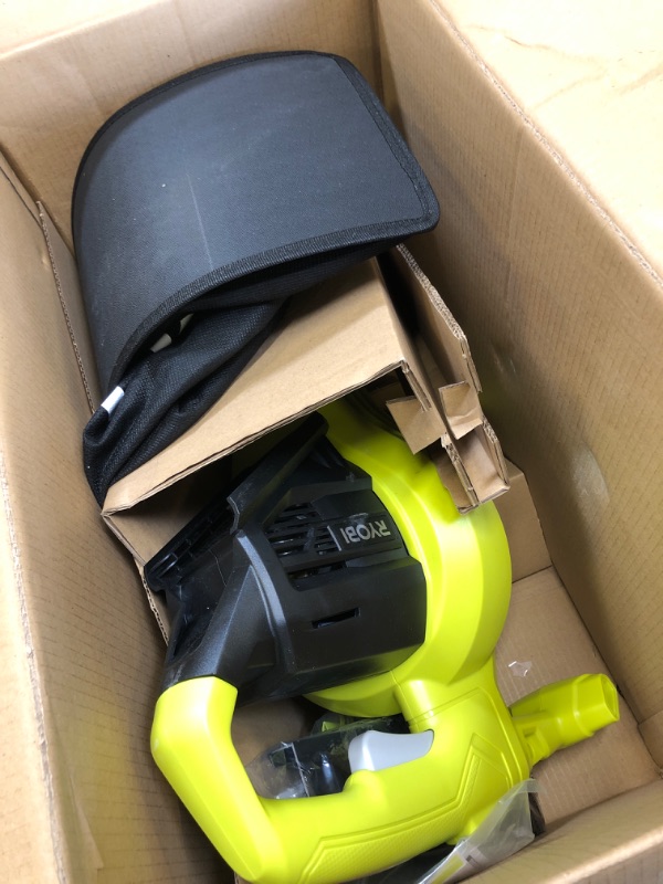Photo 2 of RYOBI 40-Volt Lithium-Ion Cordless Battery Leaf Vacuum/Mulcher (Tool Only)