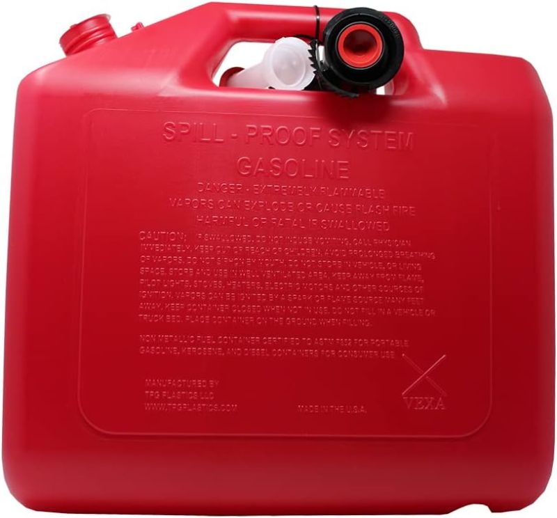 Photo 2 of  Pour Gas Can  red