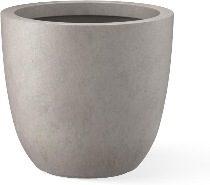 Photo 2 of  Round Concrete Planter, Indoor Outdoor Large Plant Pot  