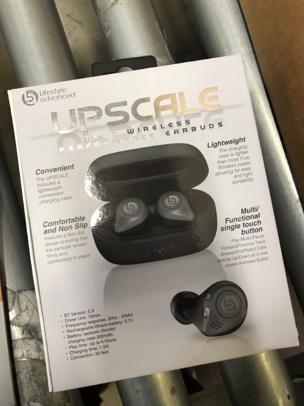 Photo 2 of Upscale True Wireless Earbuds with Charging Case