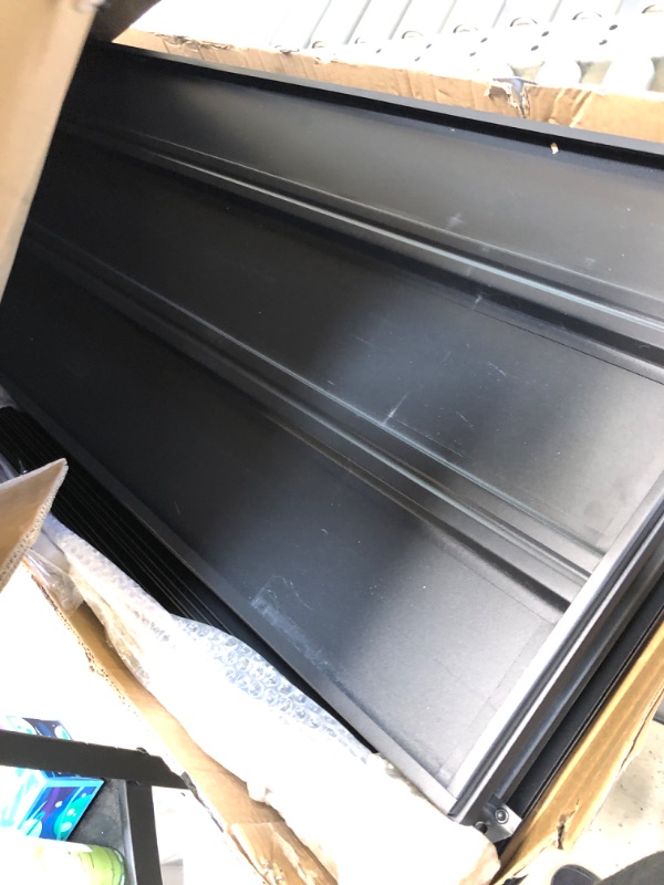 Photo 1 of 48" W Garage Shelving Heavy Duty, 2800 Lbs Loads Garage Storage Shelves Heavy Duty, 5-Tier Metal Shelving Units and Storage Racks, Industrial Utility Shelf,48" Wx18 Dx78 H, Black 48"W×18"D×78"H Black