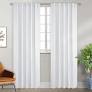 Photo 1 of 42"x84" white curtains 