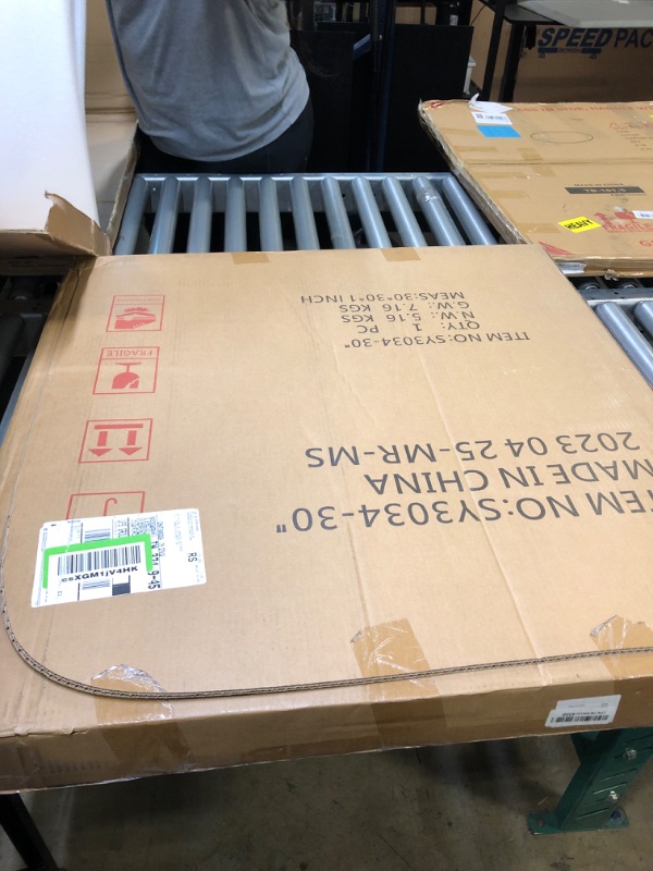 Photo 1 of Brightify Black Round Wall Mirror, 30 inch Black Circle Mirror for Wall, Metal Frame Black Bathroom Round Vanity Mirror Wall Mounted Circular Mirror for Bathroom Vanity Wall Decor Black Round 30"