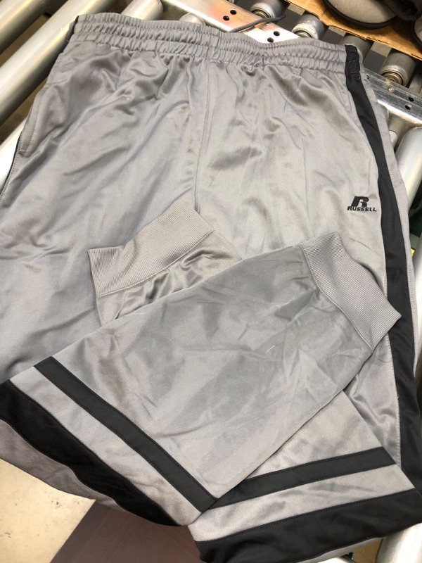 Photo 1 of Adidas Men's Gray & Black Essential 3-Stripe Active Training Pants Size XL