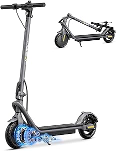 Photo 1 of Electric Scooter for Adults, Electric Scooter Up to 19-22 Miles Long Range, 500W Peak Motor, Max Speed 19MPH, 8.5''Solid Tires, Smart App, Dual Braking, Foldable Electric Scooter for Adults