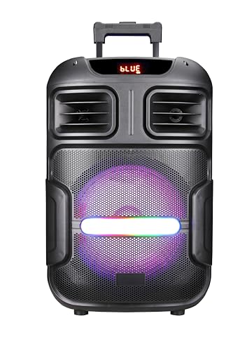 Photo 1 of **DID NOT POWER ON WHEN POWER BUTTON WAS PRESSED**
Max Power DJ Speaker - MPD592-OMNIA 12 Portable Sound System -Bluetooth Multi LED Light Speaker Set Perfect for Indoor and Outdoor - PA Speaker System with Remote with Microphone