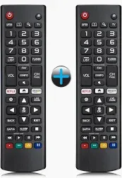 Photo 1 of ?Pack of 2? New Universal Remote Control for All LG TV Remote, Replacement Remote Compatible for All LG Smart TV, LED, LCD, HDTV, 3D, Series TV