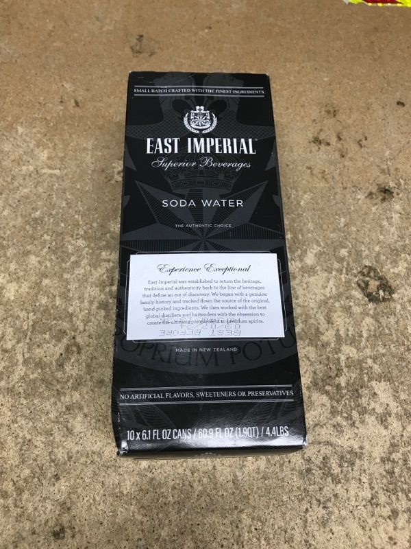 Photo 1 of ** Best Before date : 09-07-2024 ** East Imperial Soda, 10 x 6.1 FL OZ Cans