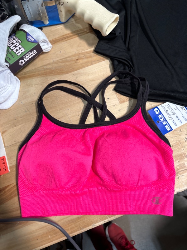 Photo 1 of  Champion Fitness Sports Bra Without Bones Push Up Bra Seamless Comfort Yoga Top Breathable Tube Top  small