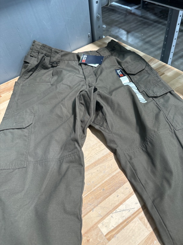 Photo 2 of (READ FULL POST) 5.11 Tactical Men's Taclite Pro Lightweight Performance Pants, Cargo Pockets, Action Waistband, Style 74273 Tdu Green 32W x 32L