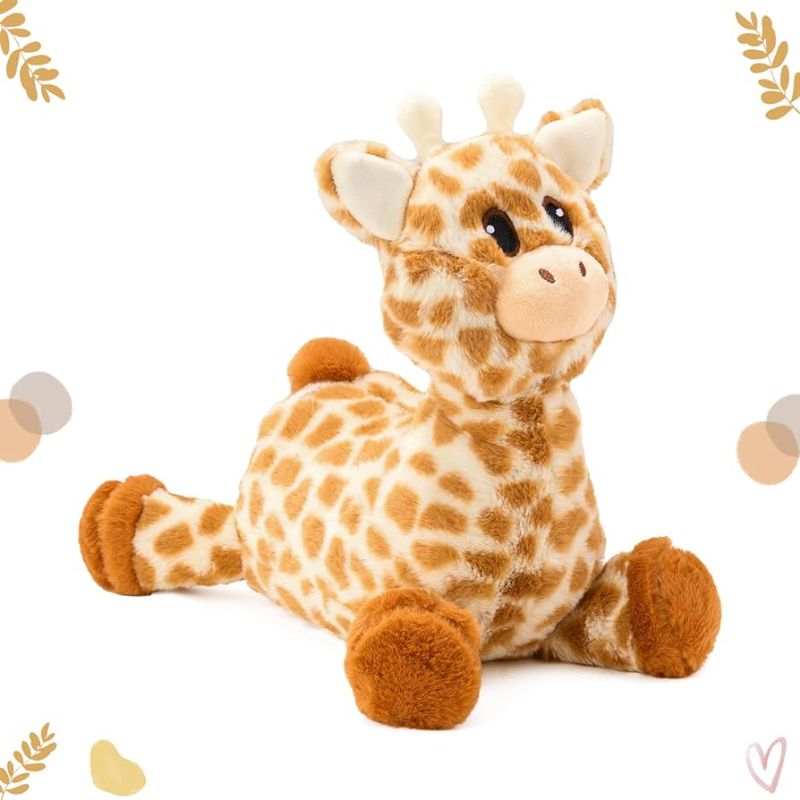 Photo 1 of ANICCO LAB Giraffe Stuffed Animal Cute Plush Toys Baby Stuffed Animals Fluffy Fun Giraffe Plushes for Girls Boys Baby Birthday 13.4inch