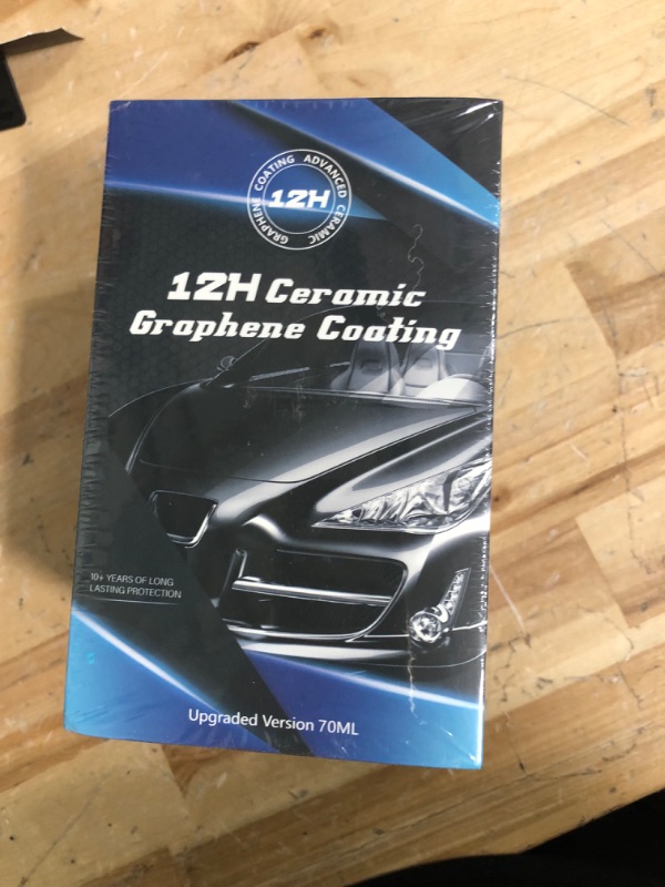 Photo 2 of ***FACTORY SEALED*** Graphene Ceramic Coating for Cars (70ml) - ??? ???????? ???????? for Car Detailing Kit, 10+ Years of Long Lasting Protection, Apply After Car Wash & Paint Correction Clay White