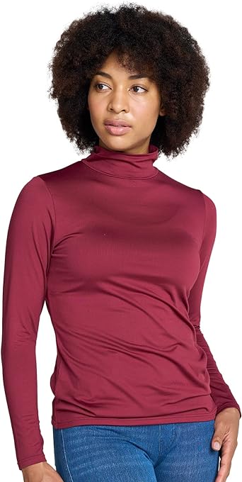 Photo 1 of LAPASA Women Thermal Shirt Crewneck Mock Neck Turtleneck Base Layer Fleece Top Thermoflux Lightweight Midweight HeavyweightI’m  1x