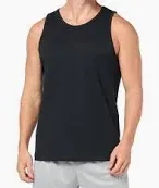 Photo 1 of  Essentials Men's Regular-Fit Tank Top
Color-Black
Size-2XL