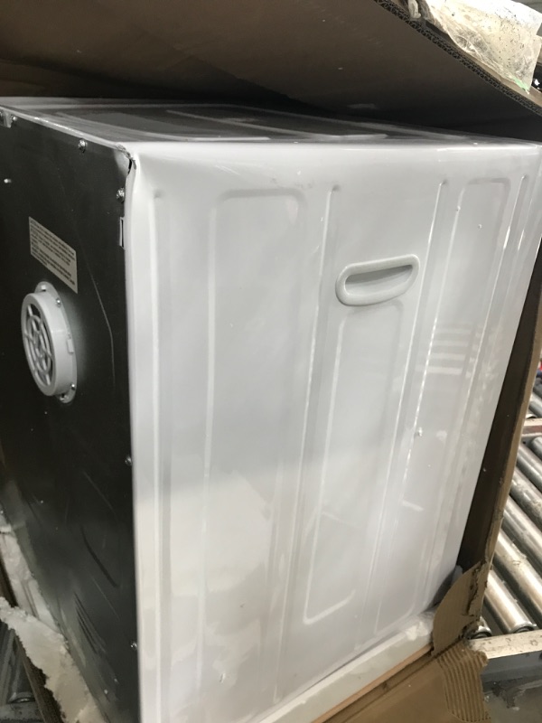 Photo 2 of **NON REFUNDABLE NO RETURNS SOLD AS IS***PARTS ONLY***BLACK+DECKER BCED37 Compact Dryer for Standard Wall Outlet, Small, 4 Modes, Load Volume 13.2 lbs., White 3.5 Cu. Ft