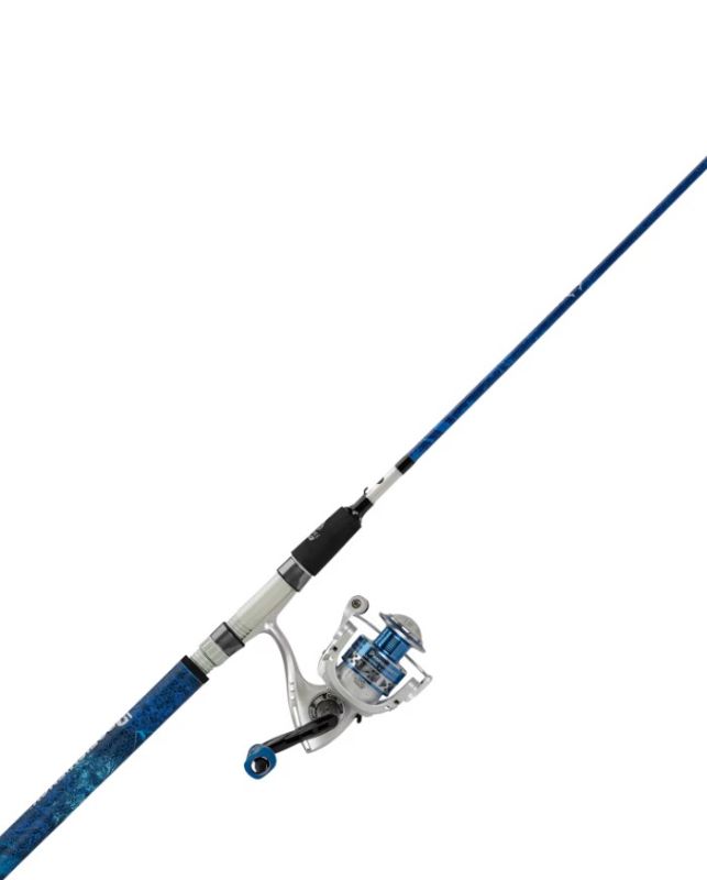 Photo 1 of **HANDLE TO REEL IS BROKEN**  ProFISHiency Realtree Wave True Blue Camo Spinning Combo