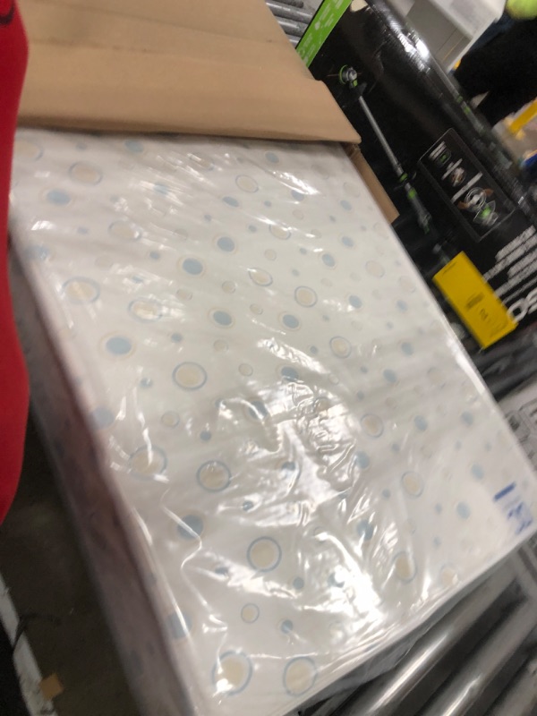 Photo 1 of Delta Children Twinkle Stars Dual Sided - 6" Premium Sustainably Sourced Fiber Core Crib and Toddler Mattress - Waterproof - GREENGUARD Gold Certified - 7 Year Warranty - Made in USA