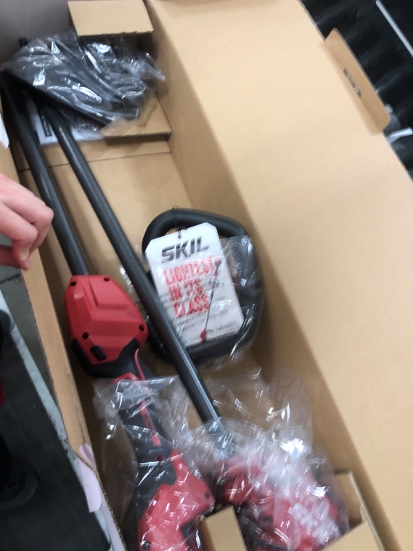 Photo 2 of **MISSING BATTERY AND CHARGER**  SKIL PWR CORE 40 Brushless 40V 14'' String Trimmer Kit with Dual Line Bump Feed, Includes 2.5Ah Battery and Auto PWR JUMP Charger - LT4818-10 40V TwistLoad String Trimmer Kit