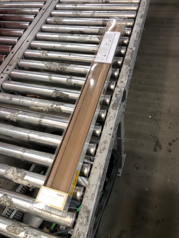Photo 1 of **missing hardawre** Allen + Roth 34-in x 64-in Linen Blackout Cordless Cellular Shade Polyester in Brown | 78745