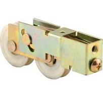 Photo 1 of 1-1/2 in. Nylon Sliding Door Tandem Roller Assembly, Milgard
